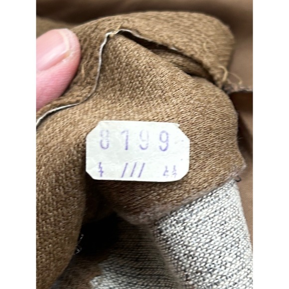 Valmeline Belted Wool Coat Men (EU)44 (US)36-38 Brwn Removable Liner Vtg Germany - Picture 13 of 16